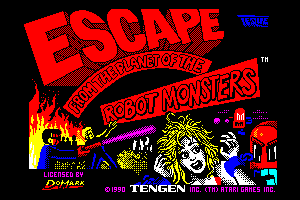 Escape from the Planet of the Robot Monsters by Neil Adamson