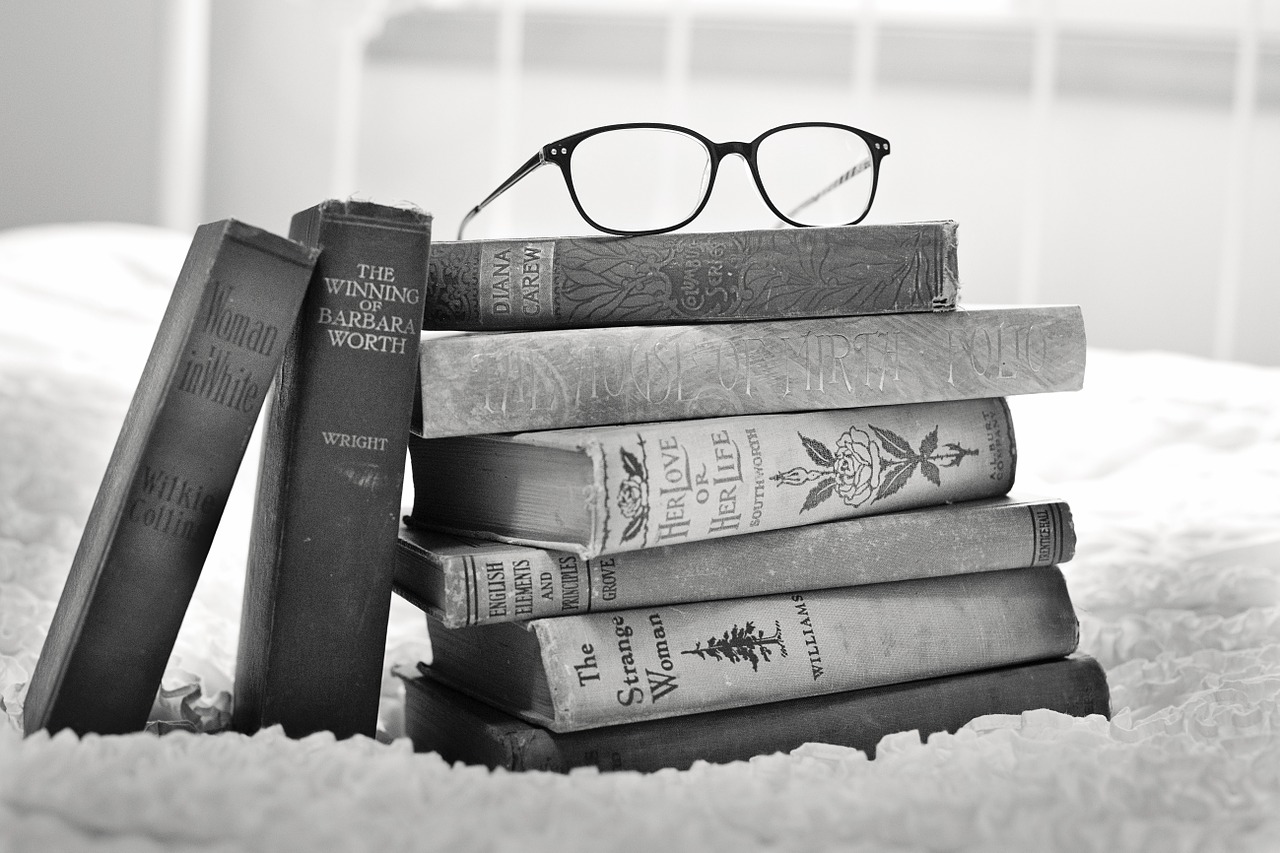 Image - stack of books vintage books book