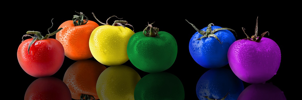 Image - tomatoes tomato color rainbow