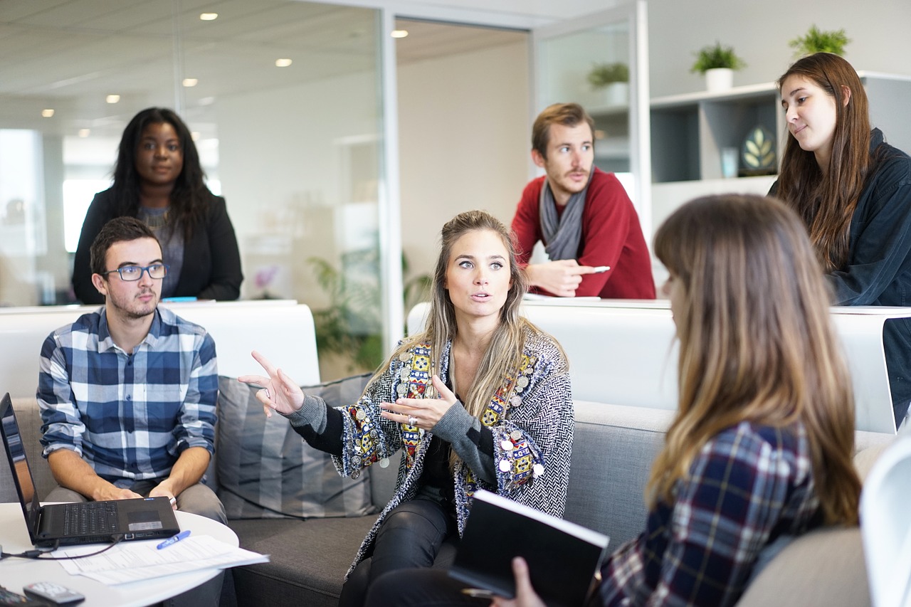 Image - workplace team business meeting