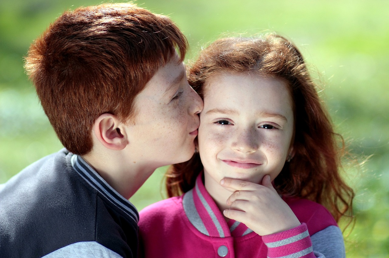 Image - brother sister red hair freckles