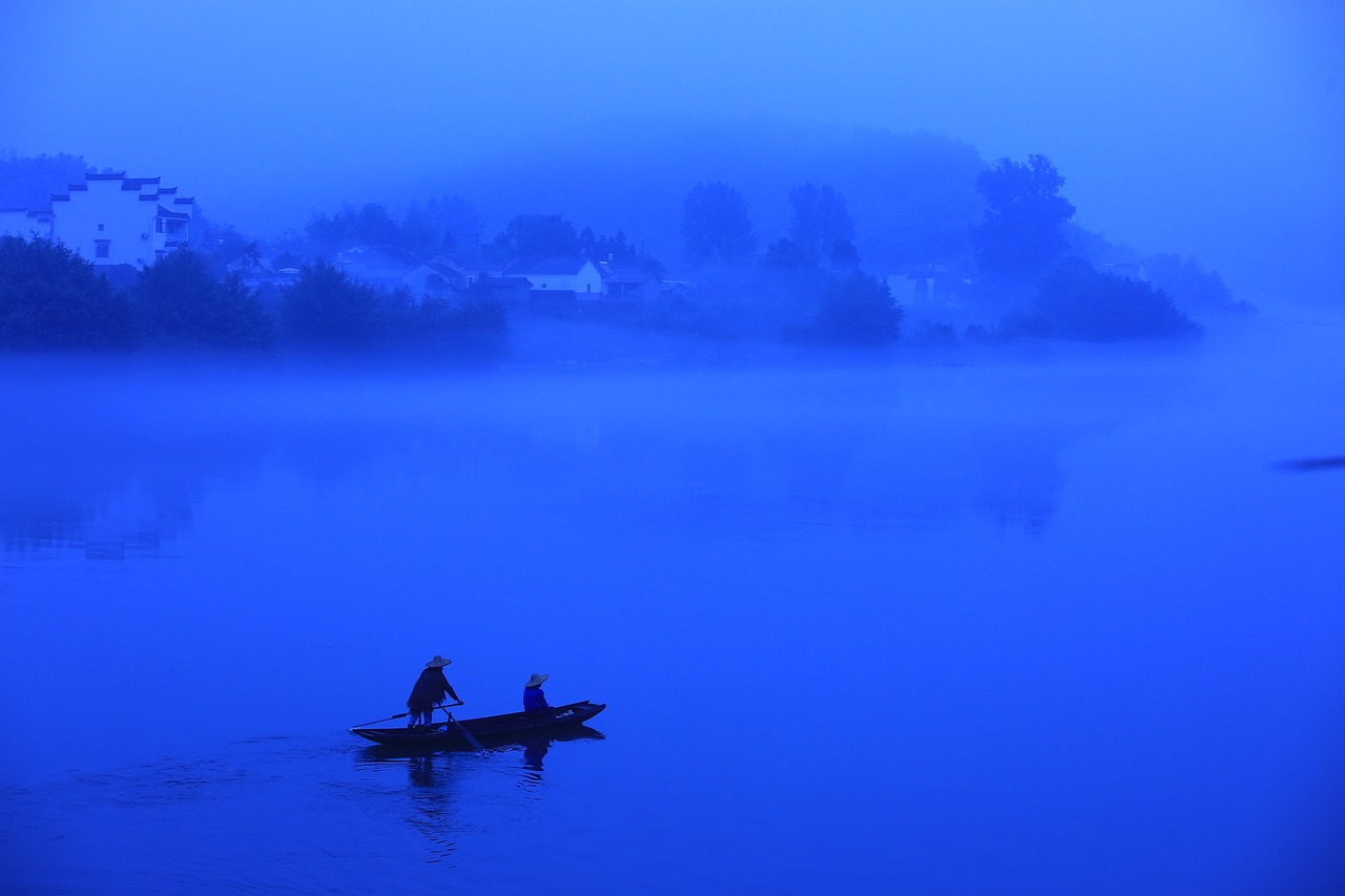 Image - the scenery ship people twilight