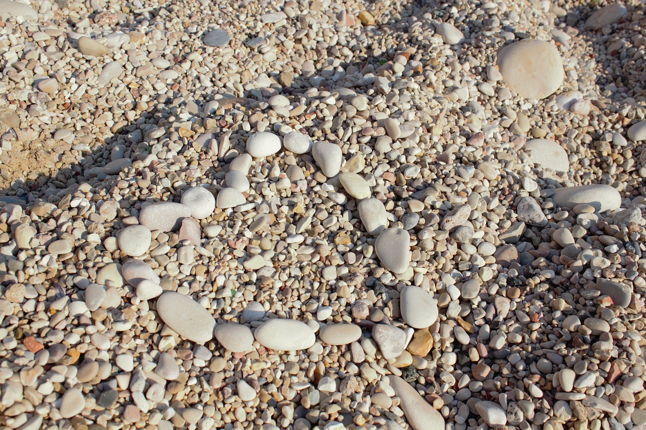 Image - heart stone sea summer beach wave