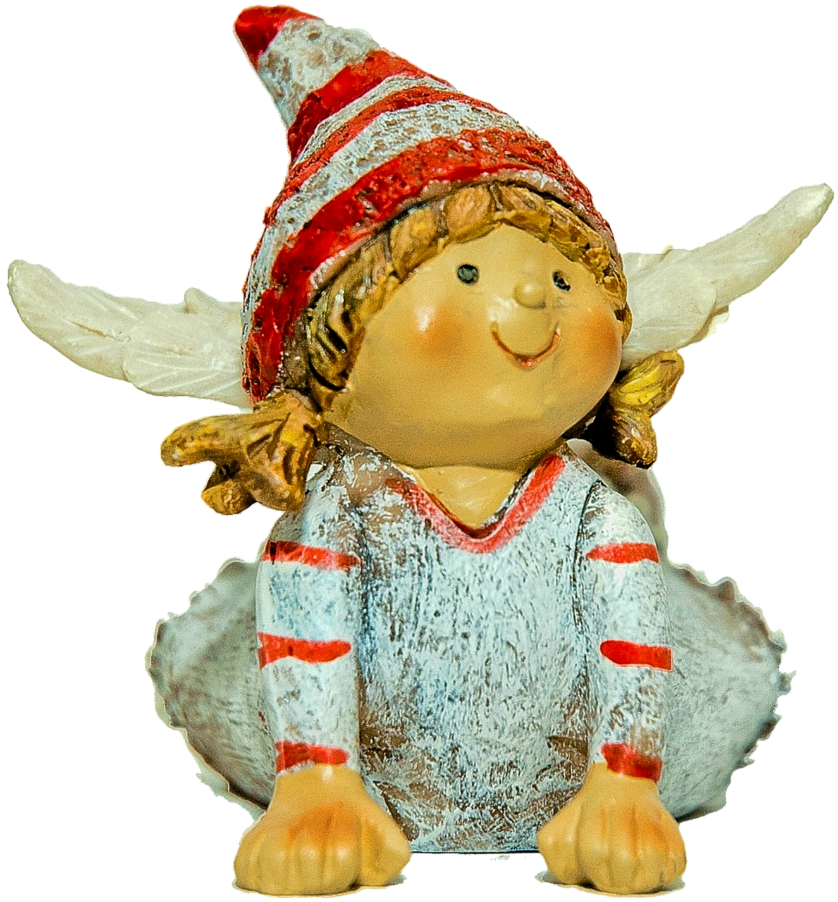 Image - isolated angel luck greeting card