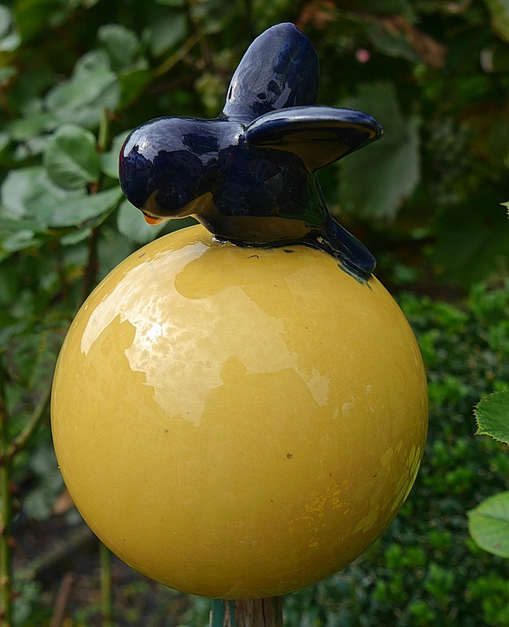 Image - garden globe solid ball of clay