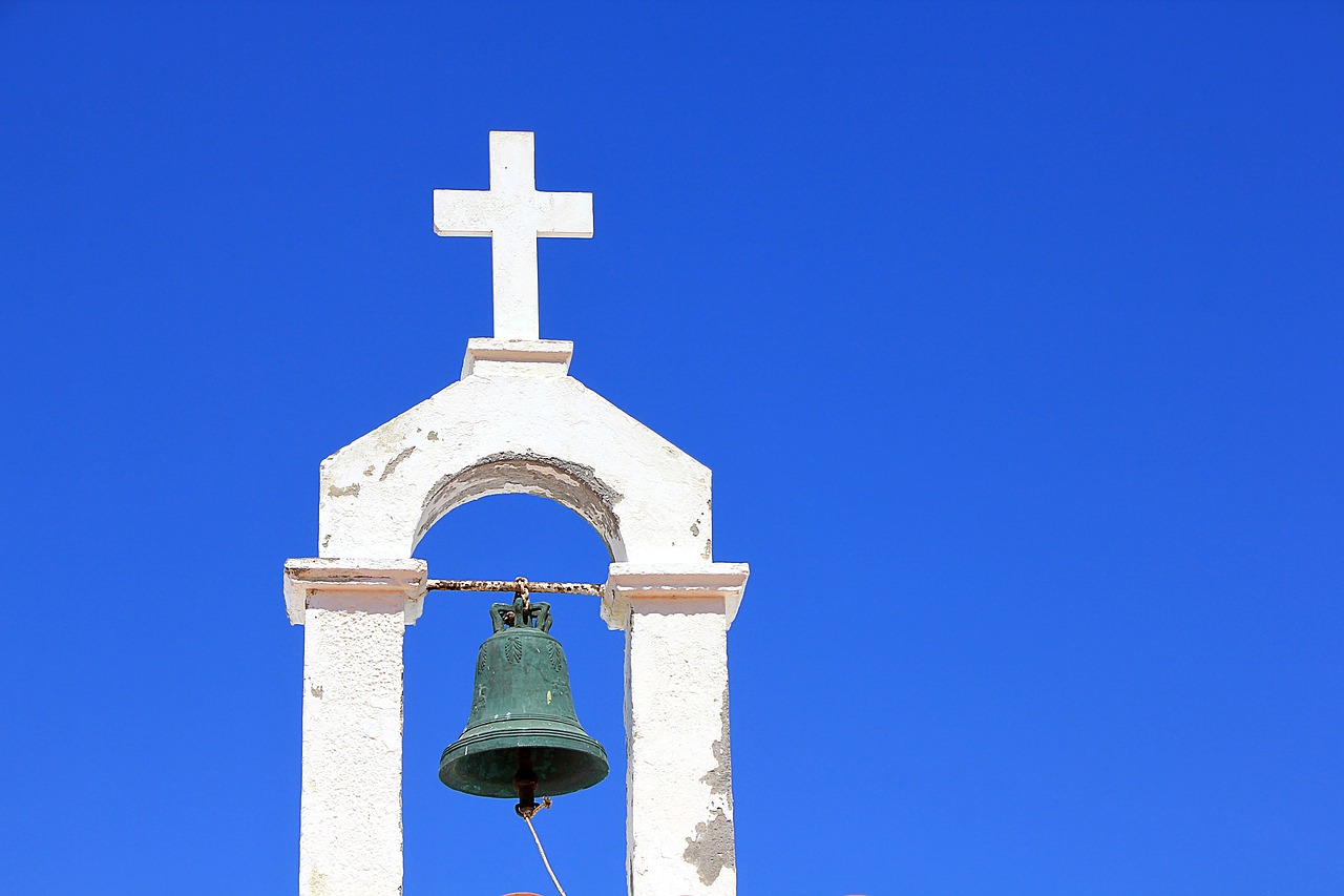 Image - bell steeple cross sky church