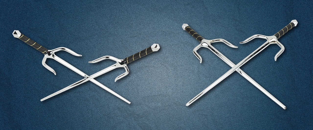 Image - stylet knife japanese sai dagger