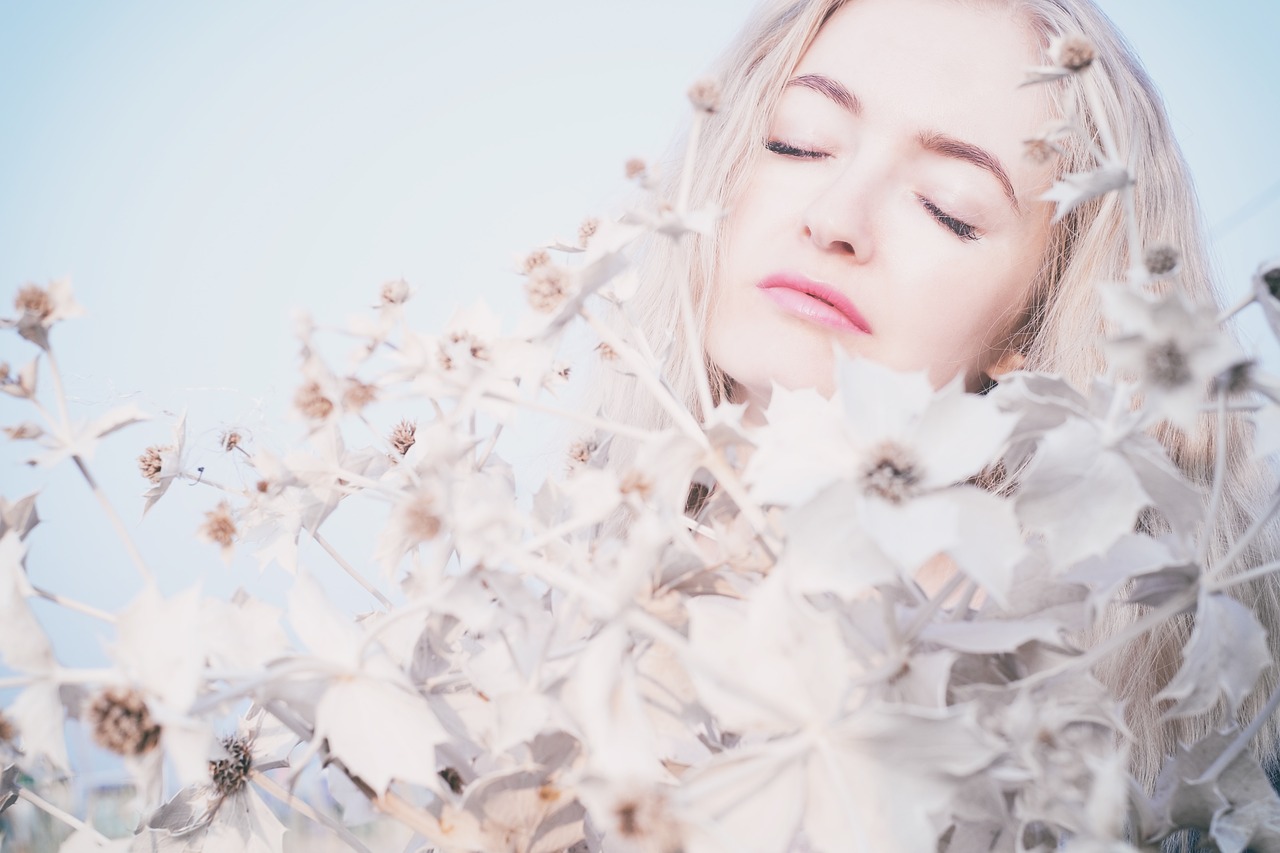 Image - girl portrait tenderness sky