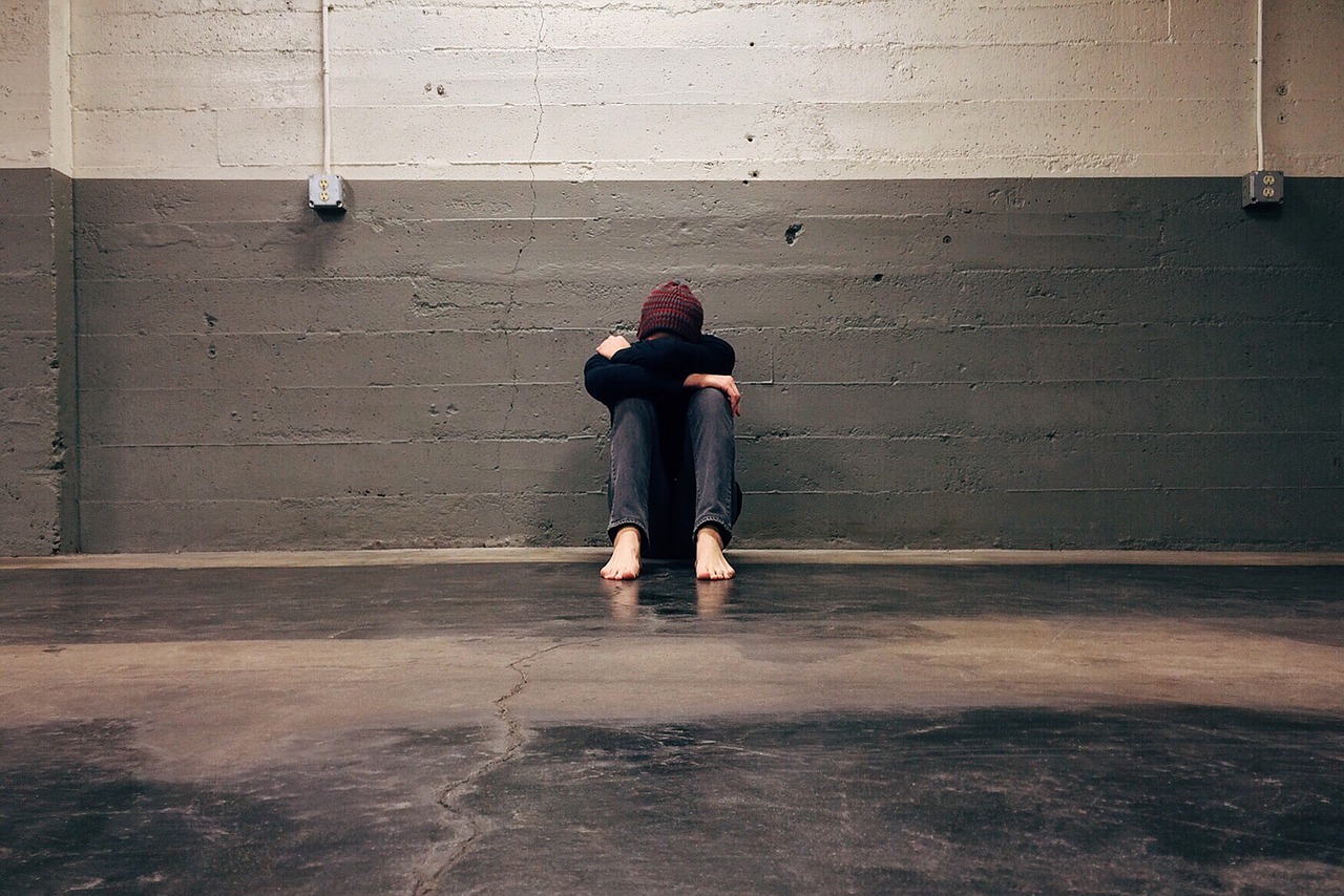Image - person homeless bullied hiding