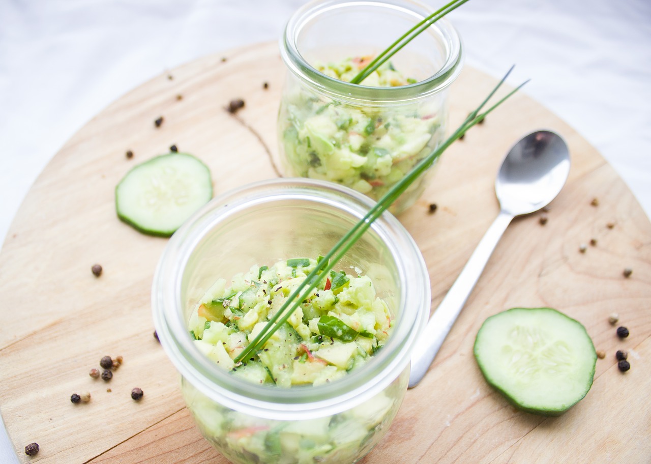 Image - cucumber avocado apple chives