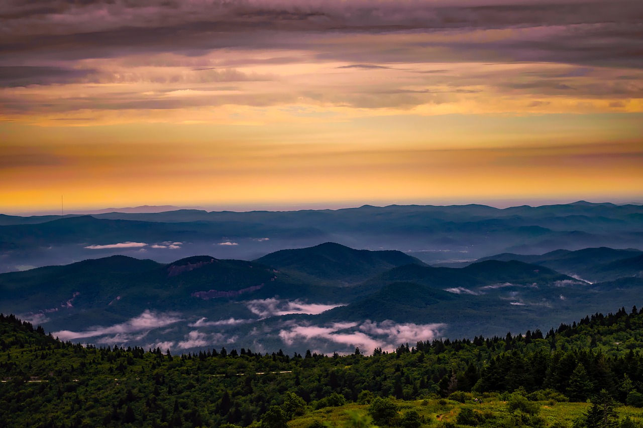 Image - north carolina mountains sunrise