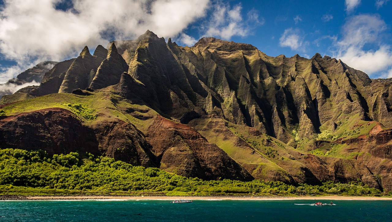 Image - hawaii idyllic landscape mountain