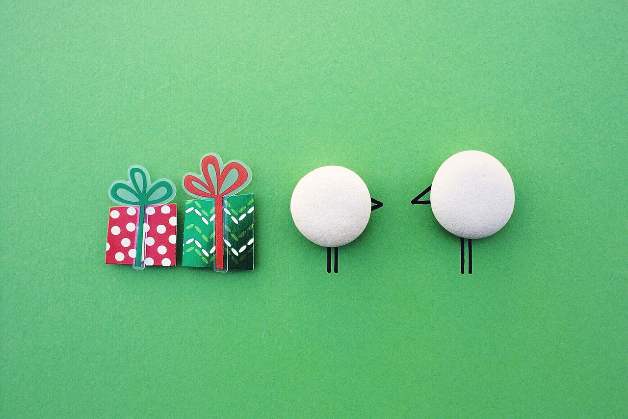 Image - christmas holiday rock art craft