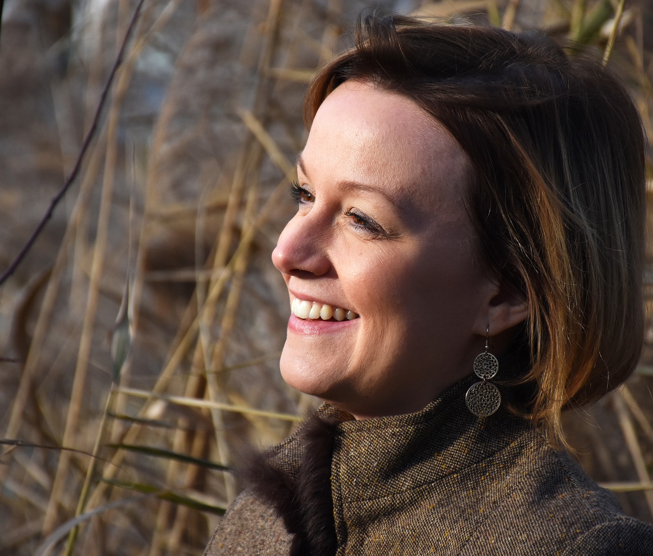 Image - woman autumn young female pretty