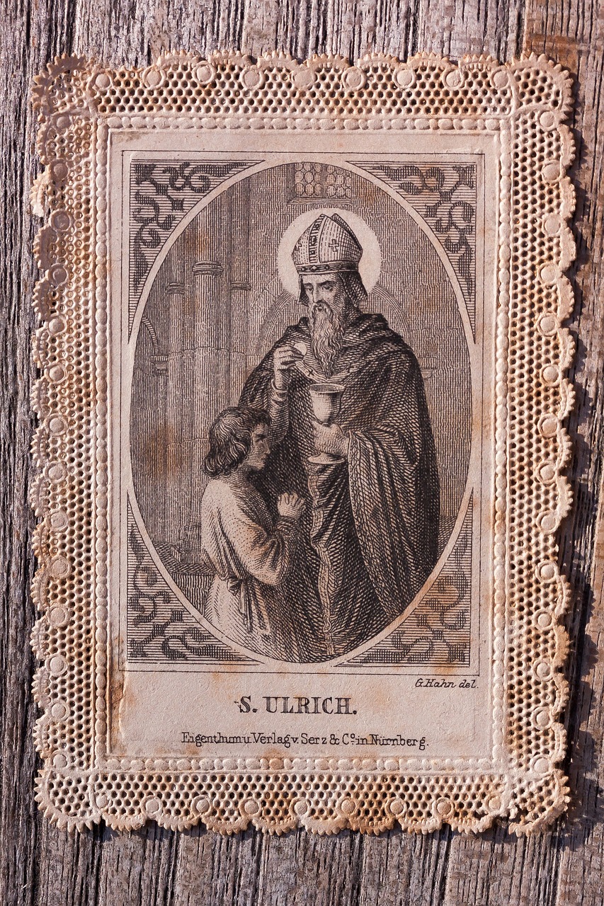 Image - devotional picture santino top edge