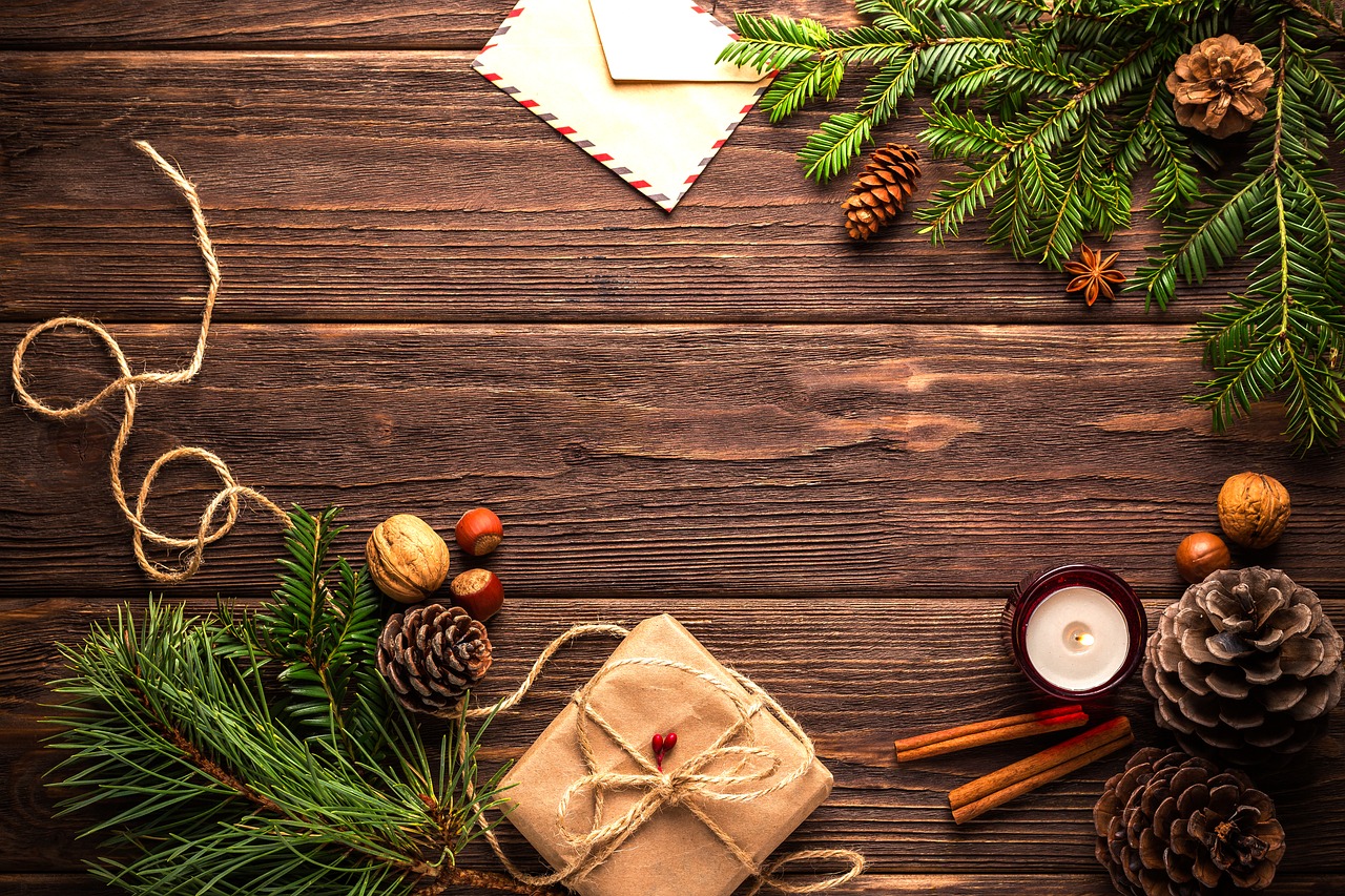 Image - christmas new year s eve postcard