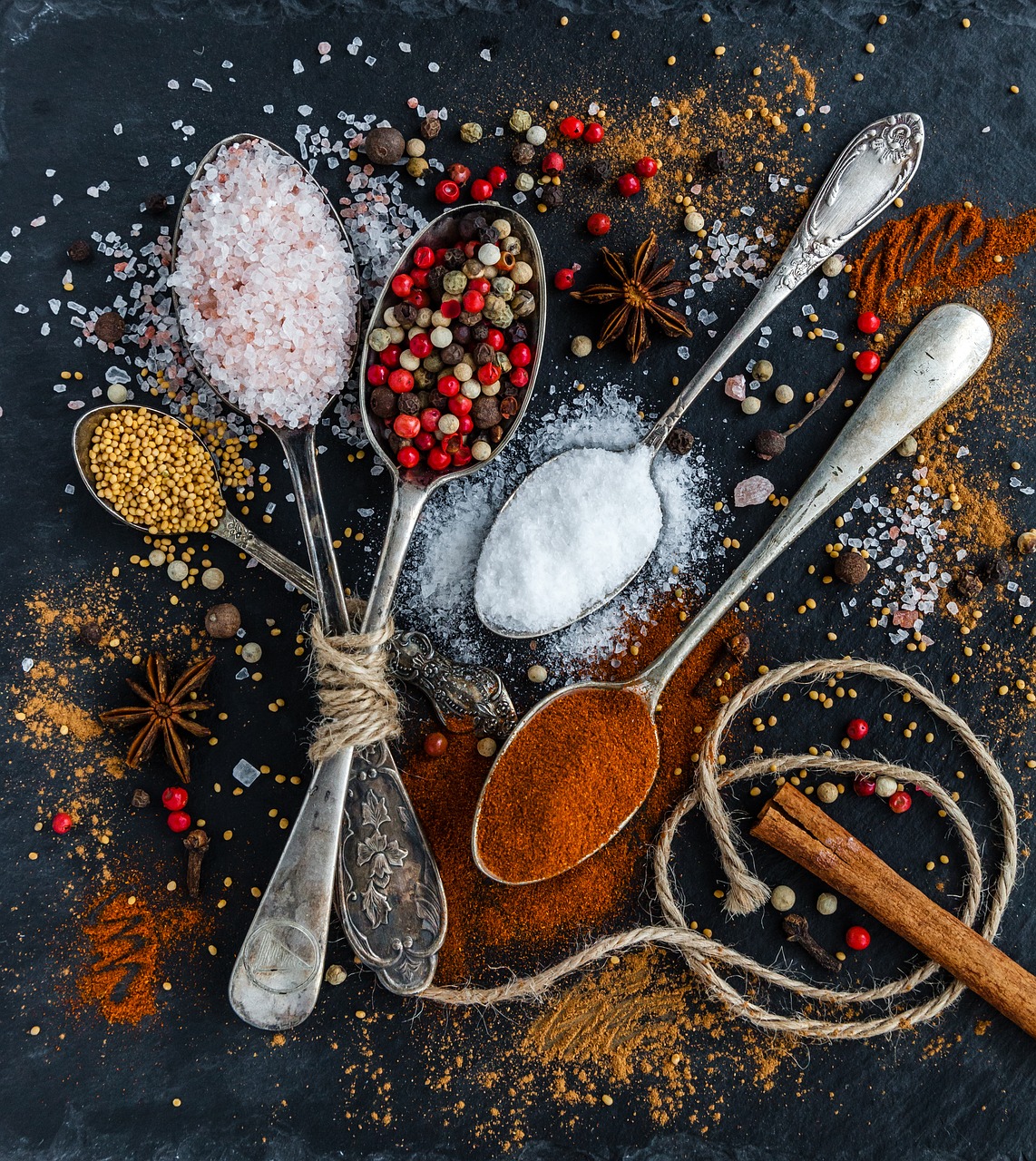 Image - salt pepper spoons