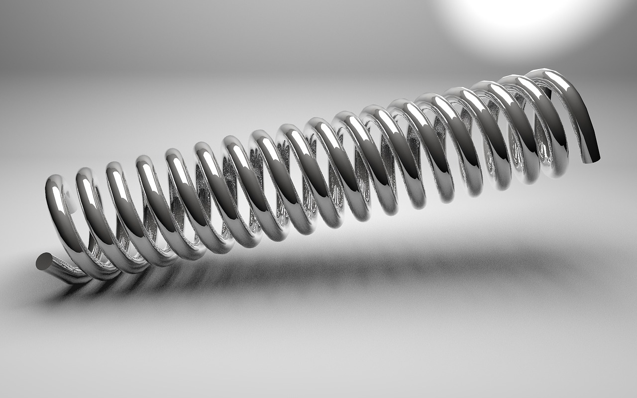 Image - spiral feather metal technical