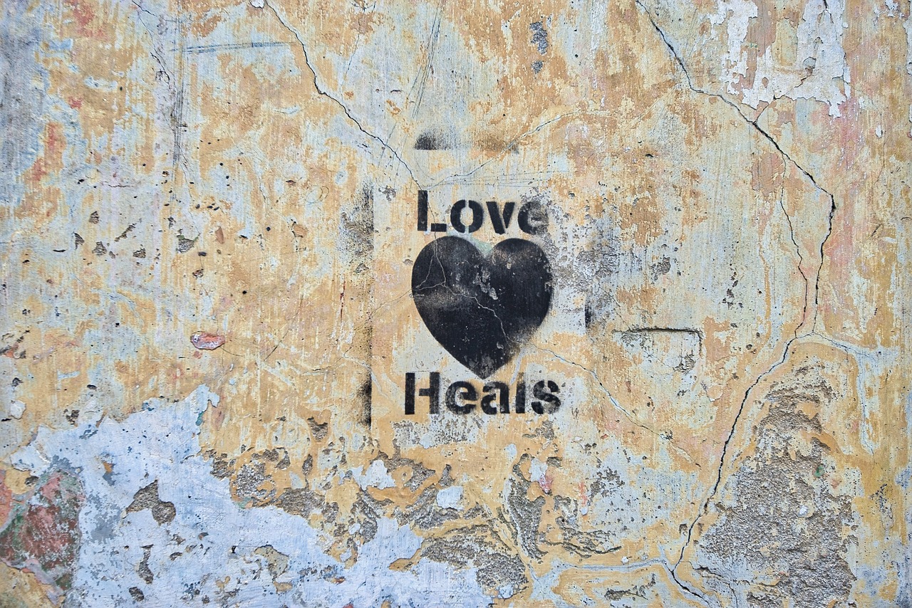 Image - love healing sign graffiti fun