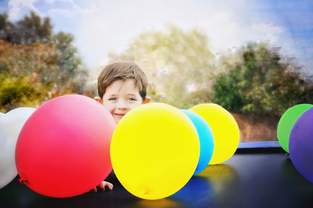 Image - balloons boy celebration child