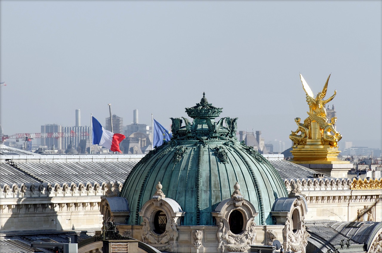 Image - paris roofs fireplaces tourism