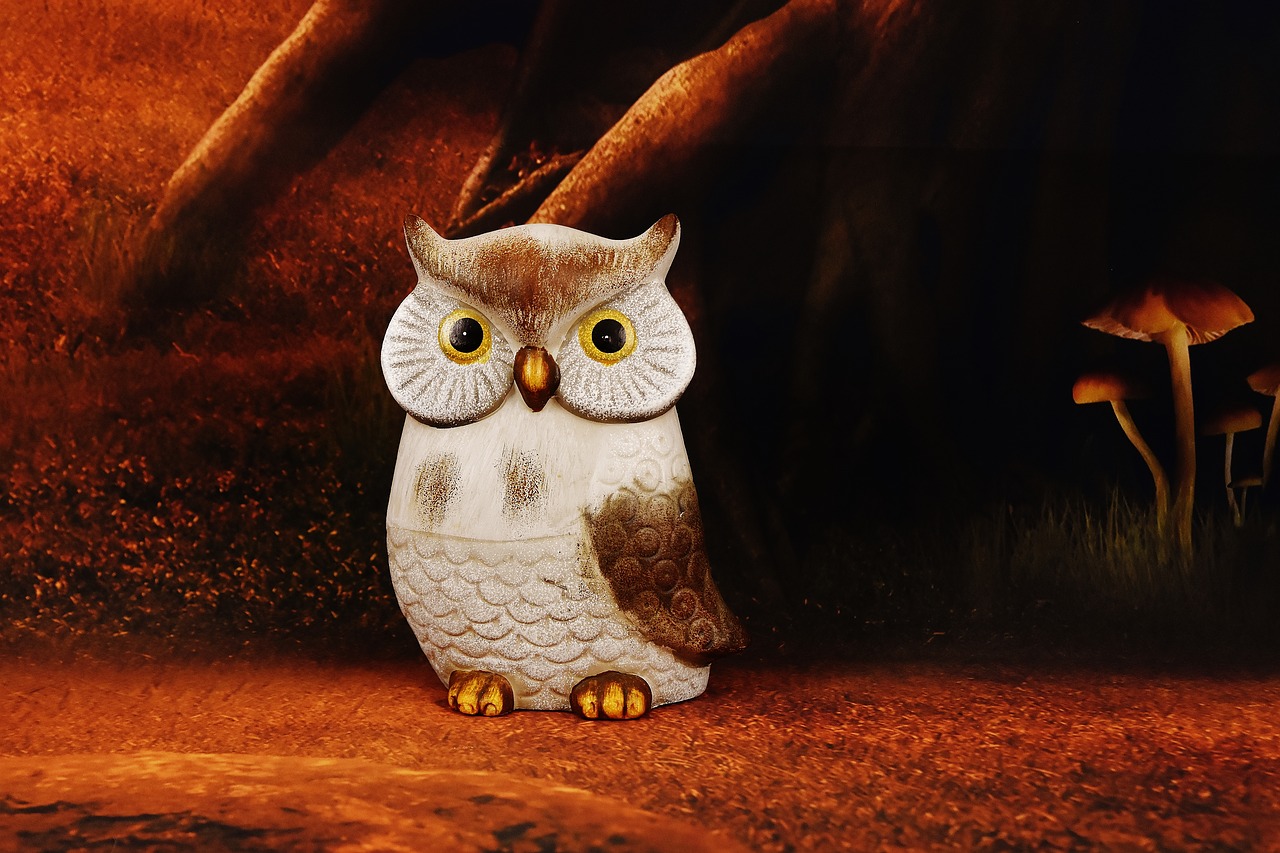 Image - owl forest figure bird eagle owl