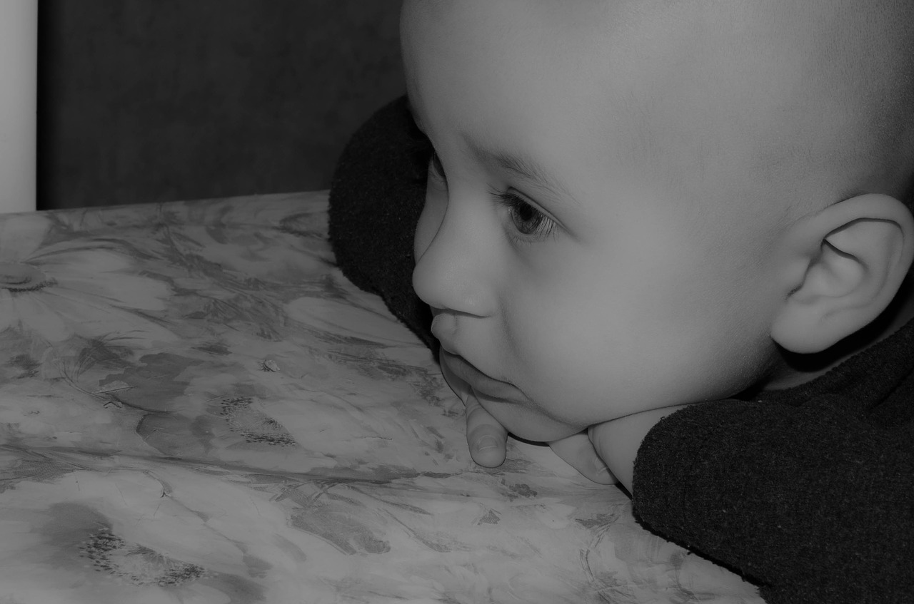 Image - baby thoughts bw kids kid