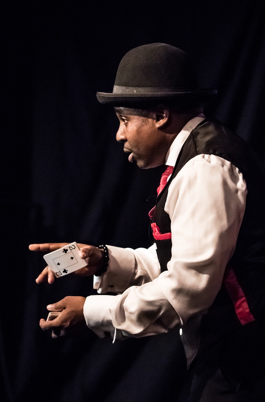Image - magician face performance magic