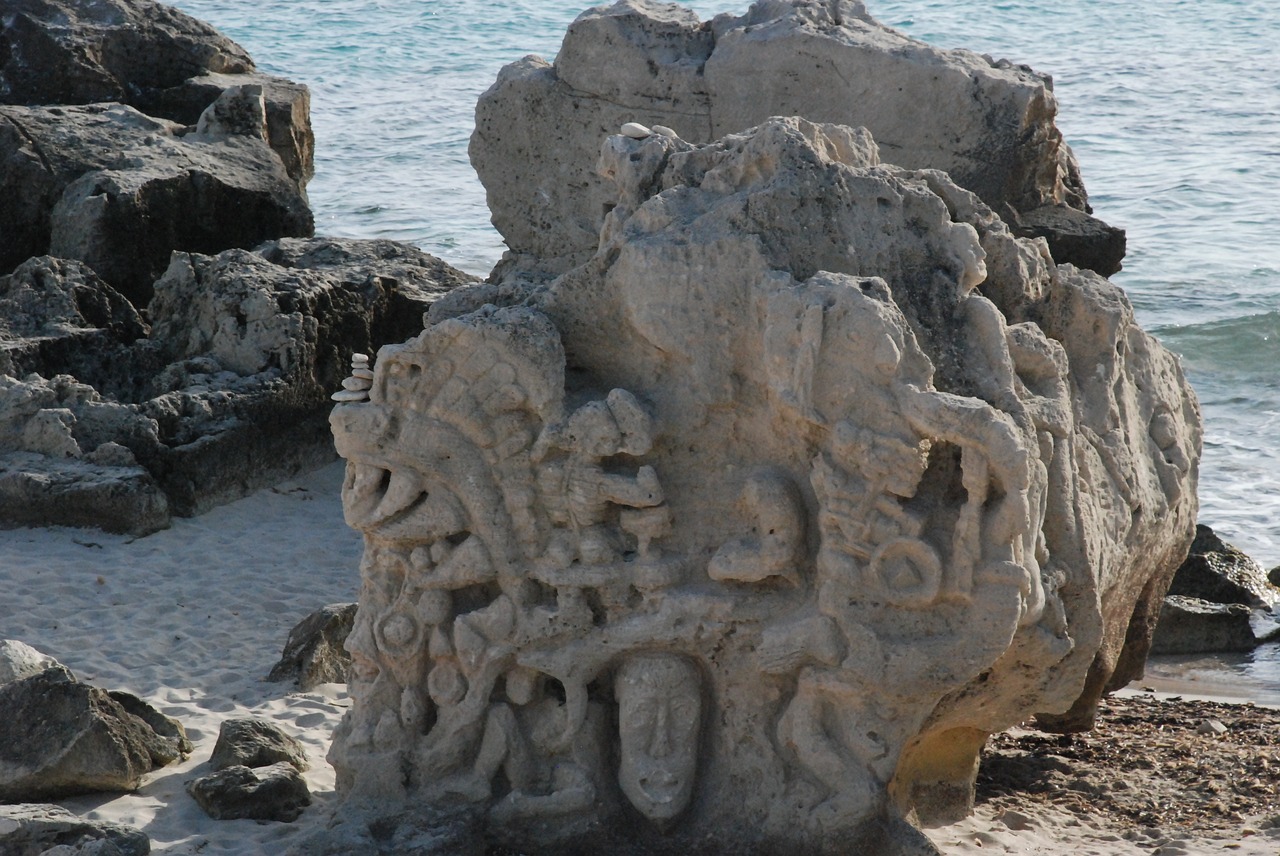 Image - rock art ibiza beach