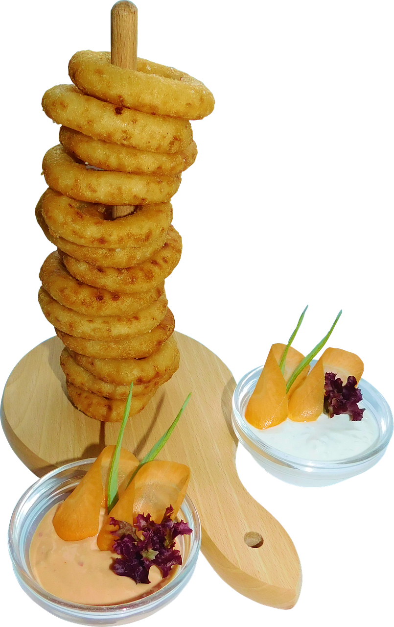 Image - onions food onion rings fried