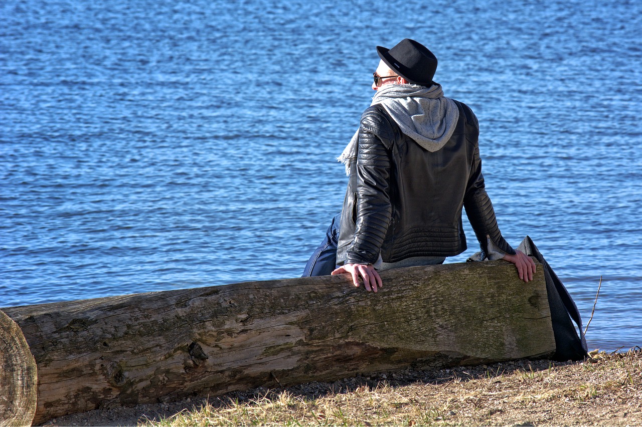 Image - person individually man sitting