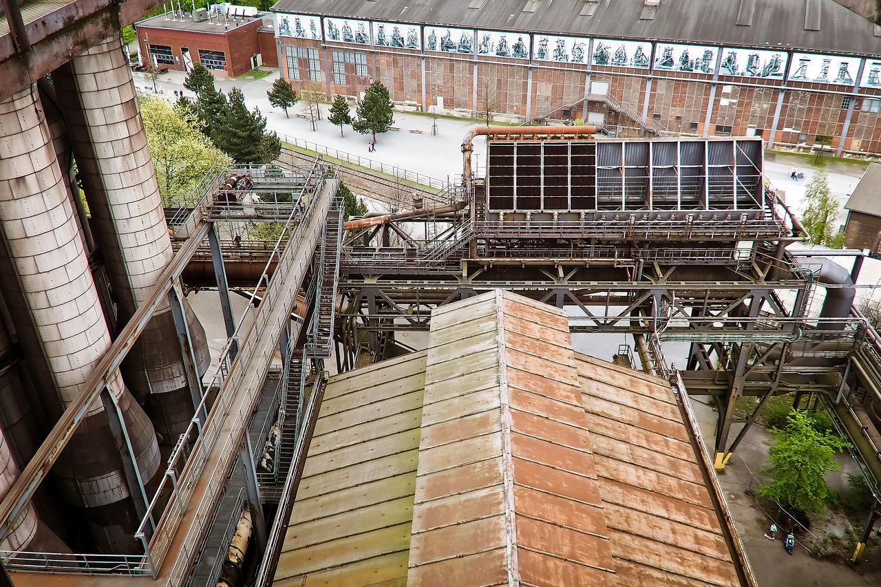 Image - architecture steel mill