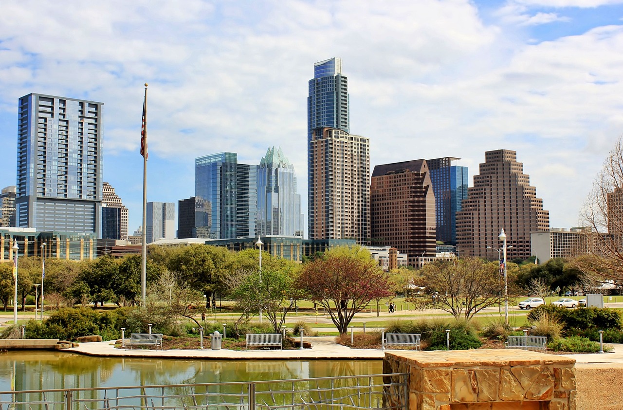 Image - skyline cityscape skyscrapers park