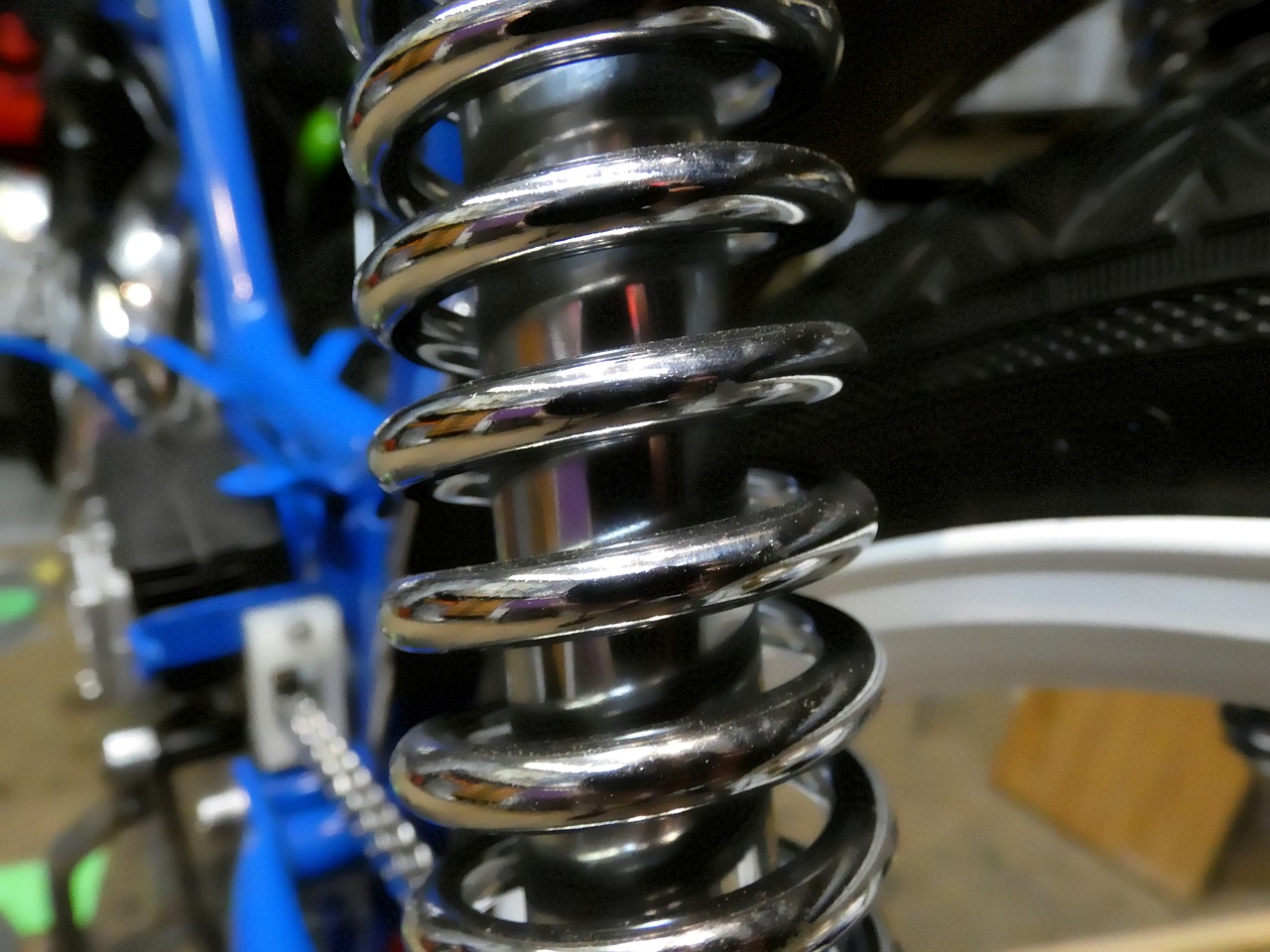 Image - shock absorbers bike moped chrome