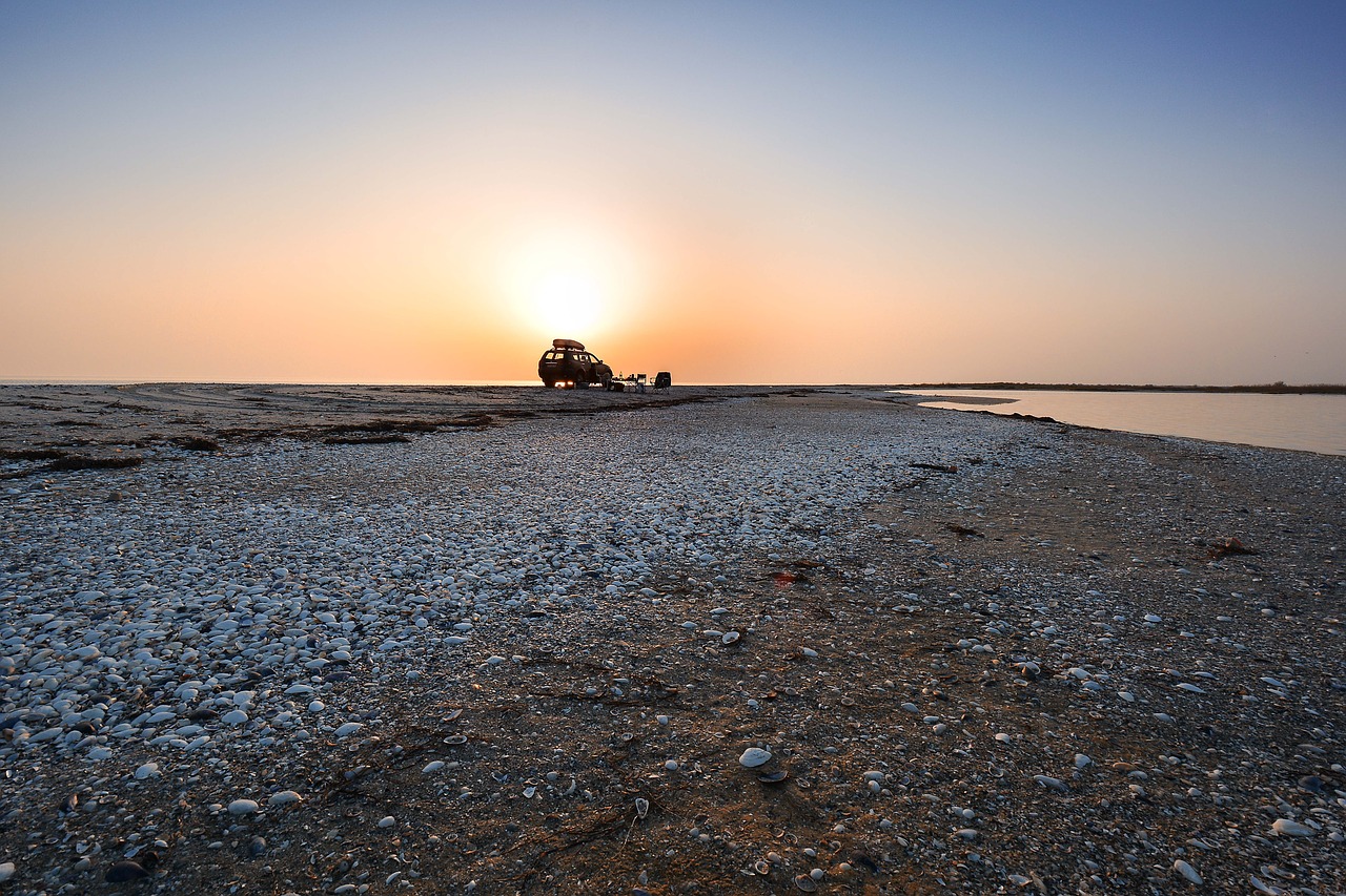 Image - relax sea sunset stones sand sun
