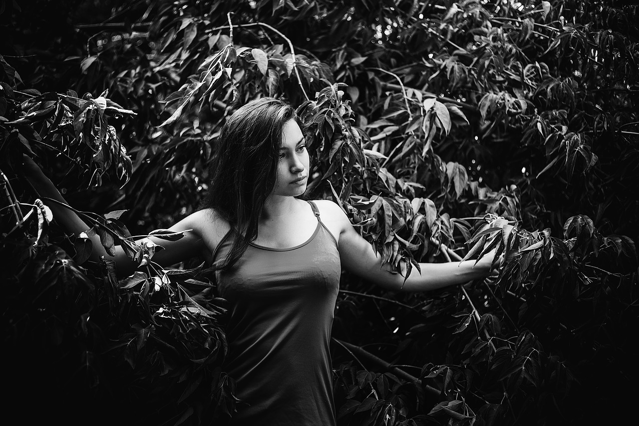 Image - girl lopushok naked in the forest