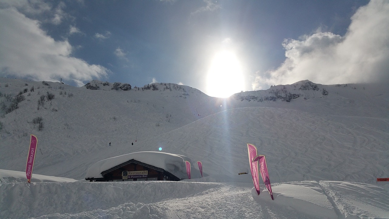 Image - chatel skiing snow piste alpine