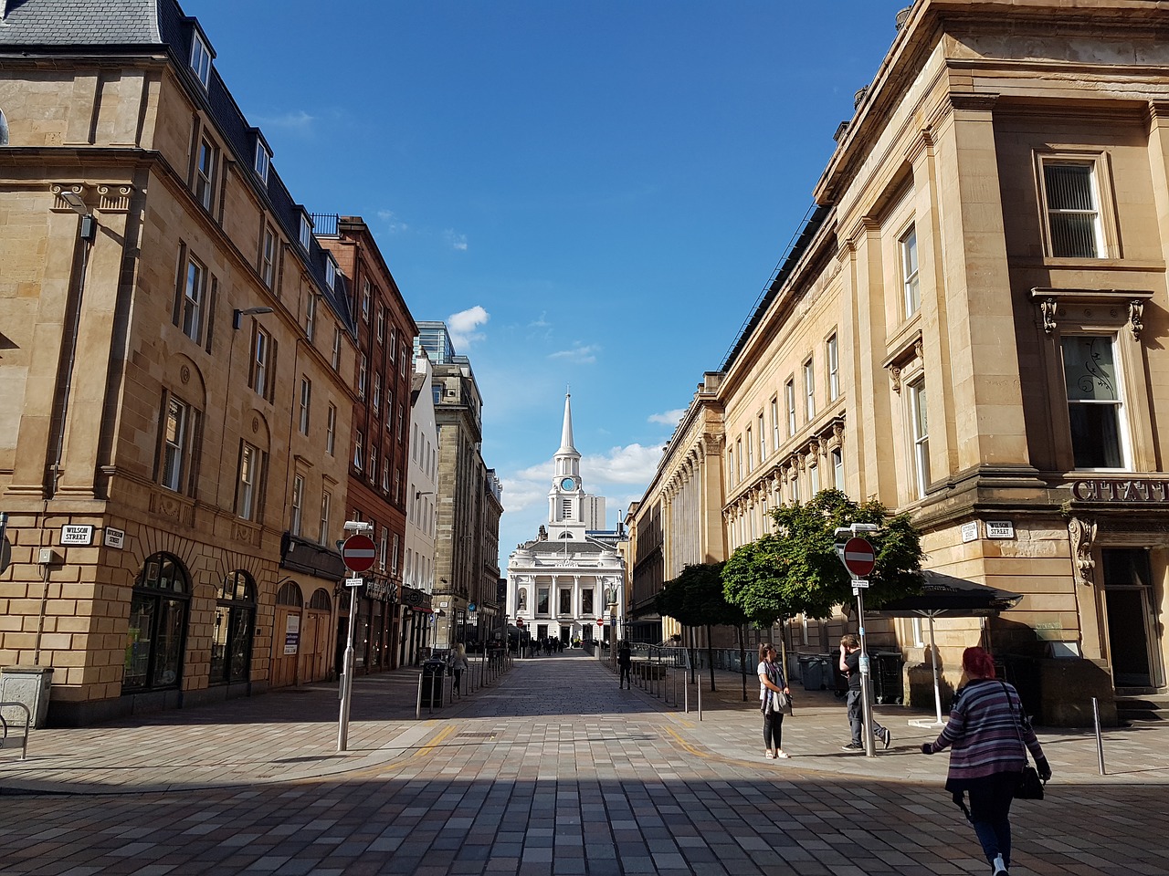 Image - glasgow city urban scotland town