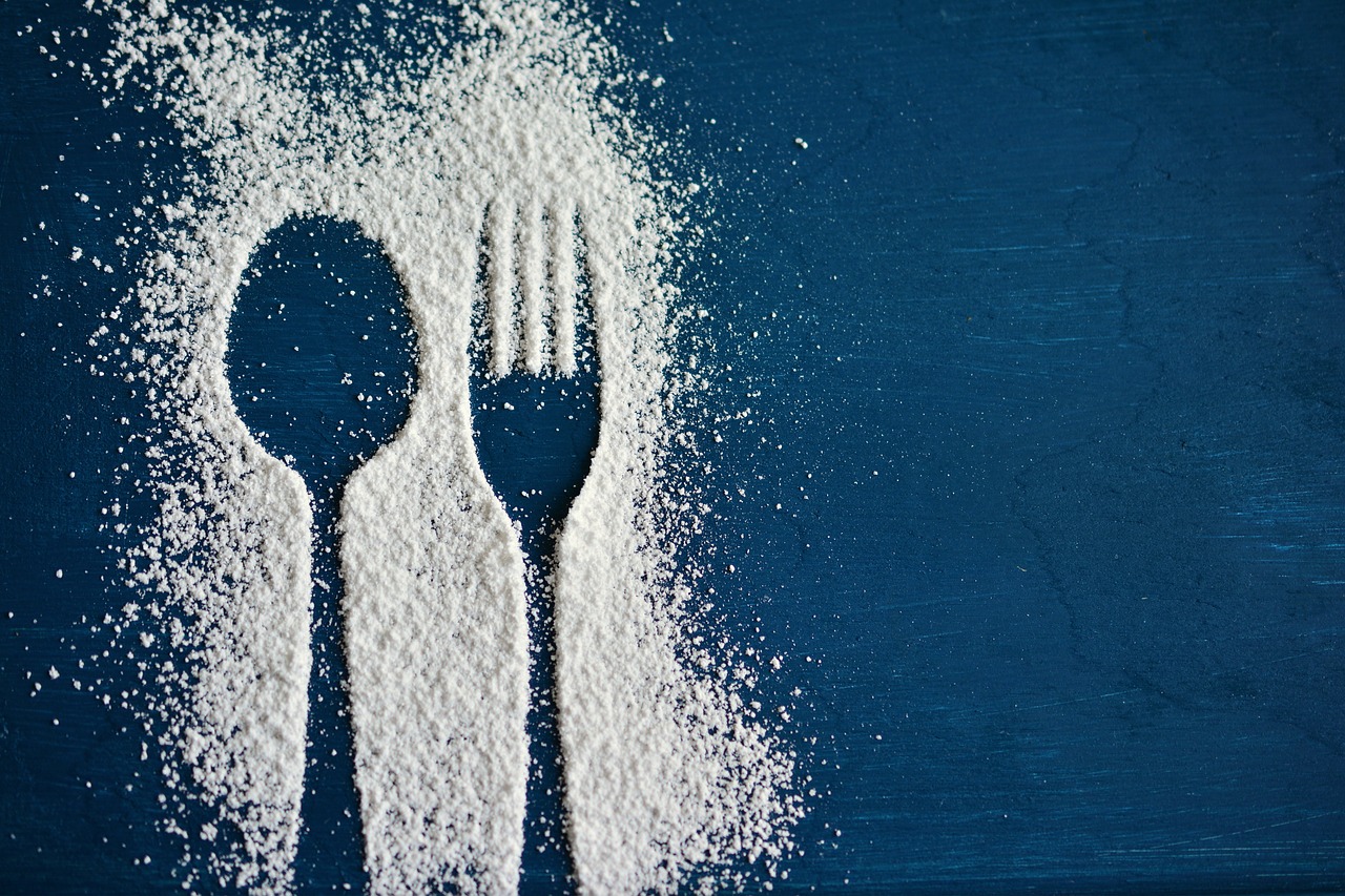 Image - spoon fork cutlery icing sugar