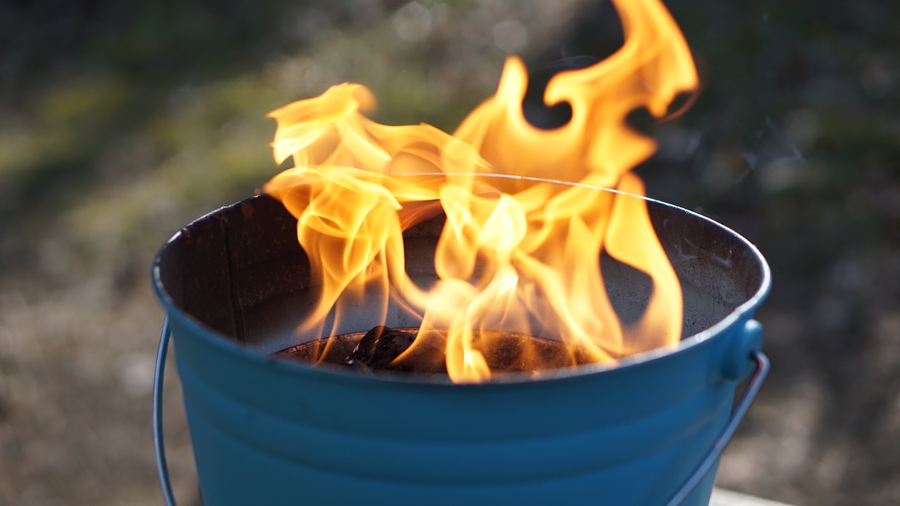 Image - grilling summer outdoor fire