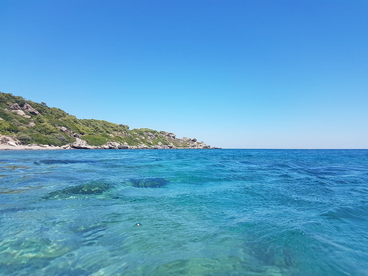 Image - water blue clear sea clean ocean