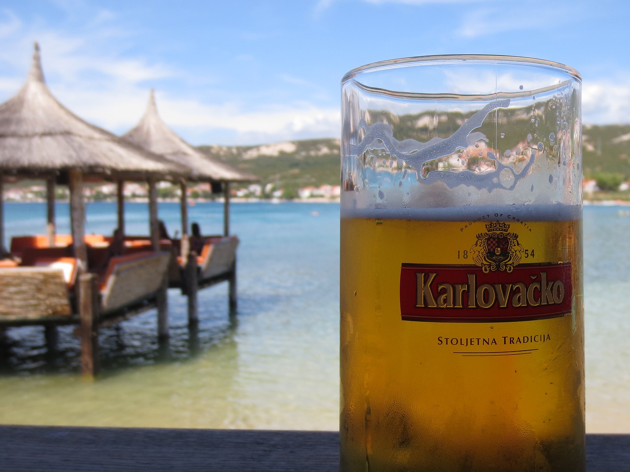 Image - croatia beach beer holiday away