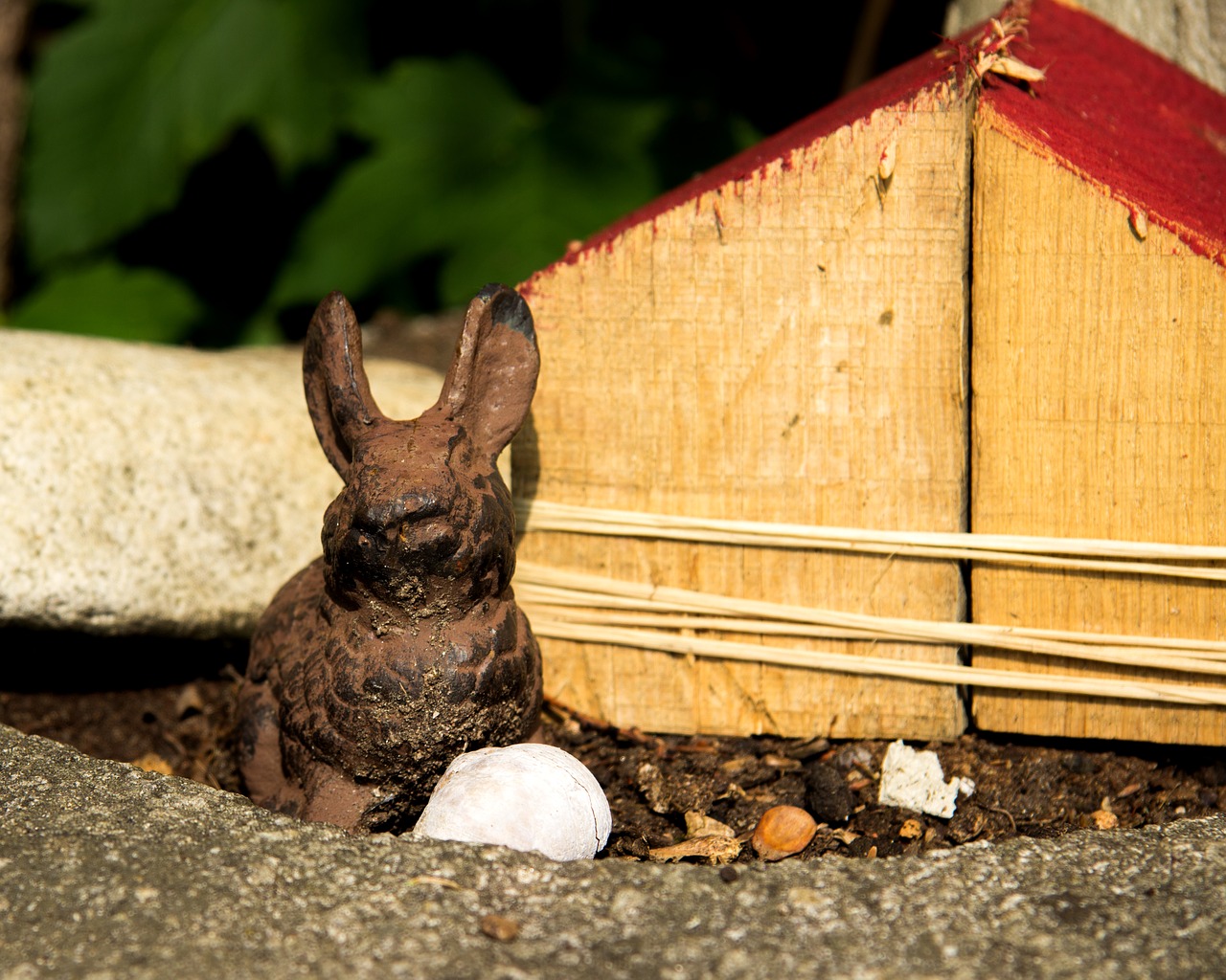 Image - hare easter garden spring feuertag