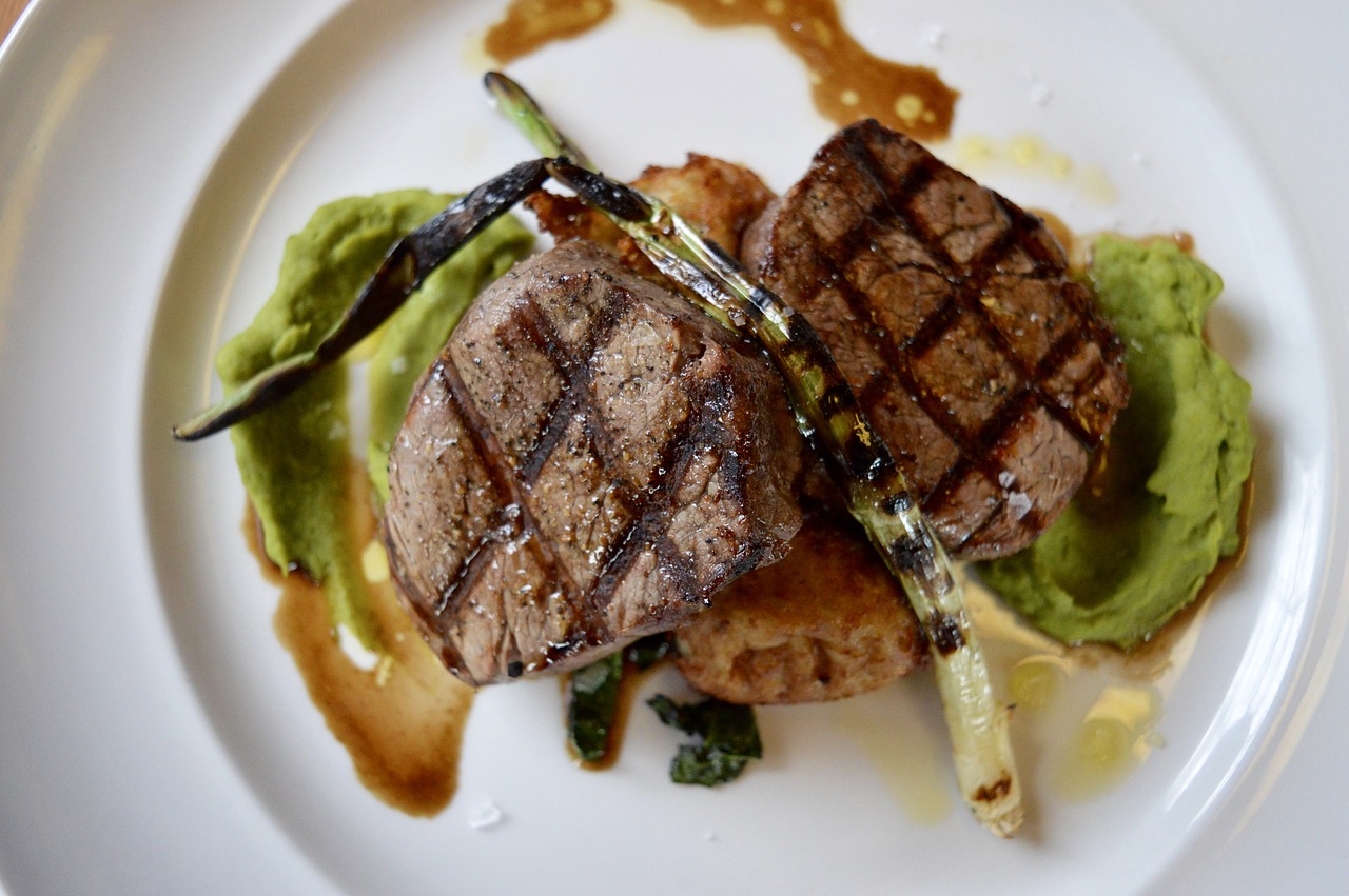 Image - steak restaurant dinner entrée