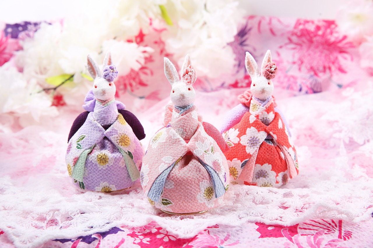 Image - music box rabbit pink
