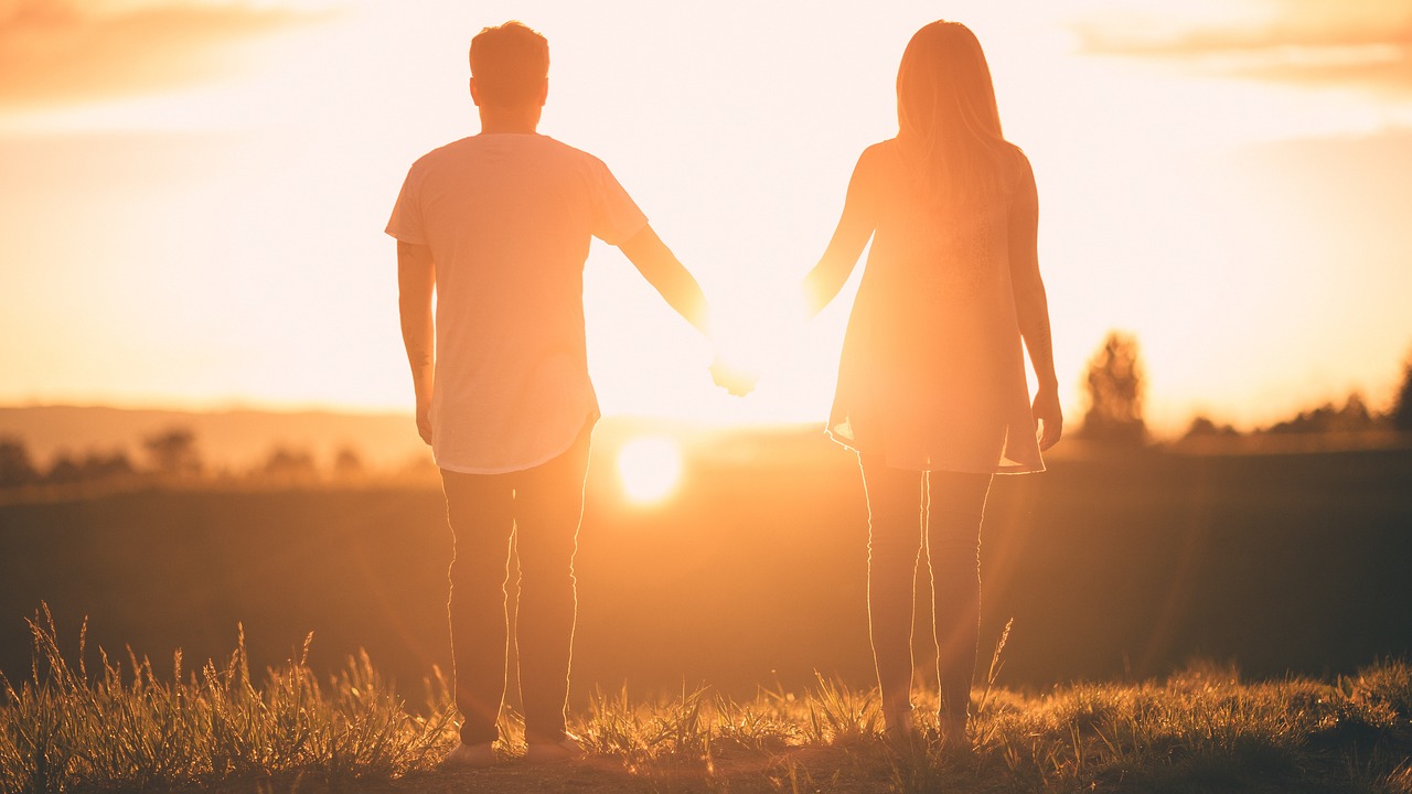 Image - people man woman holding hands