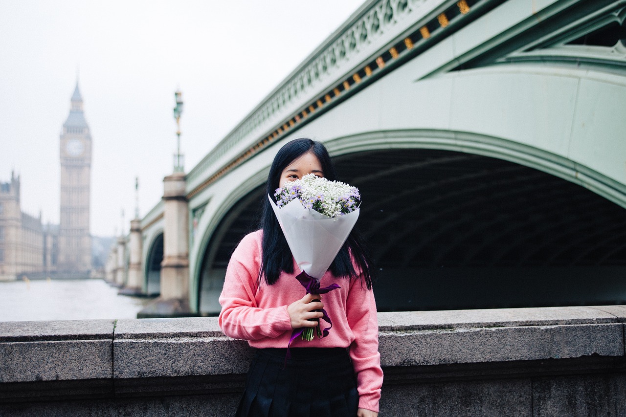 Image - people woman flower white plant