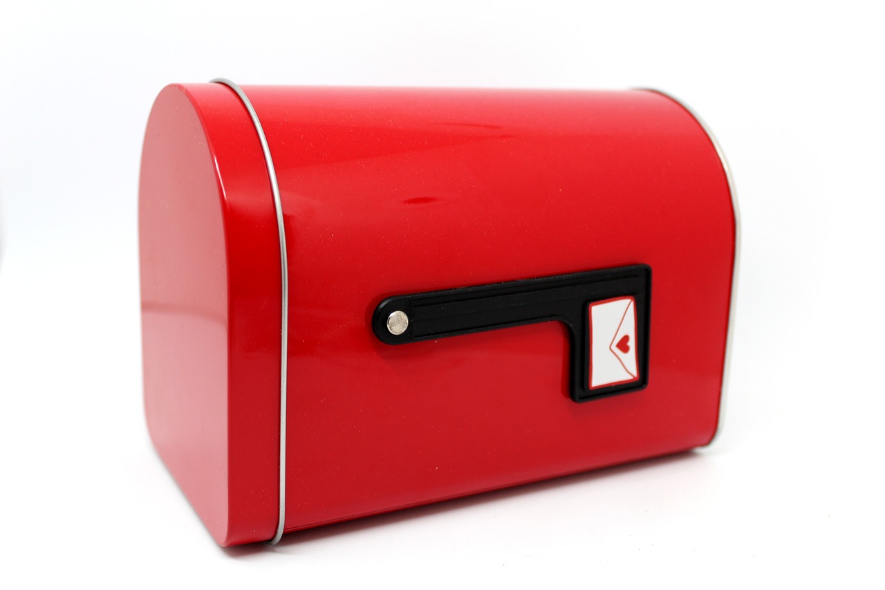 Image - mailbox red mail letter