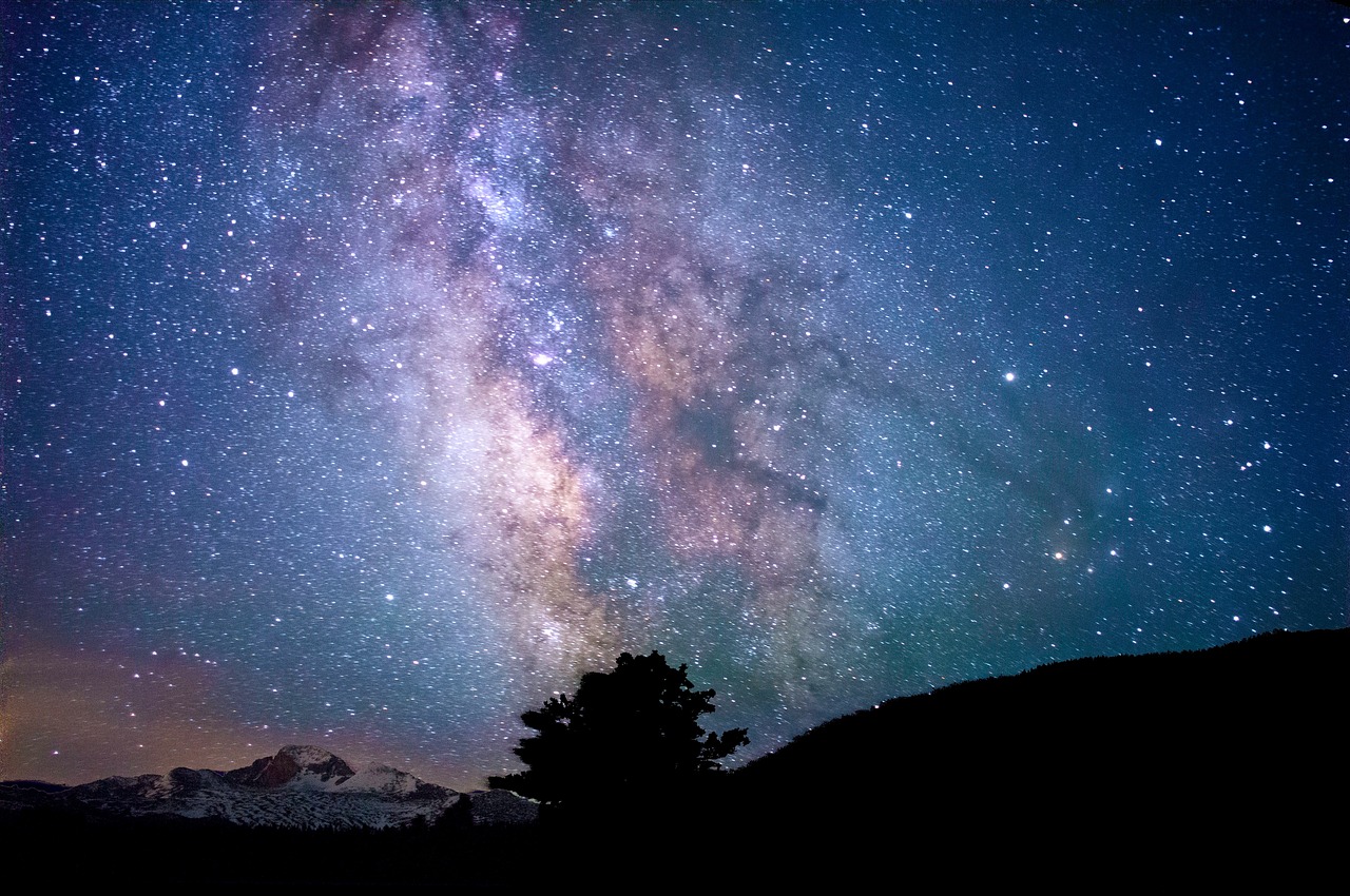 Image - nature sky night stars