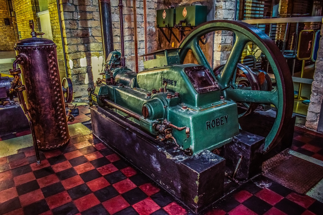 Image - carob mill museum machine equipment
